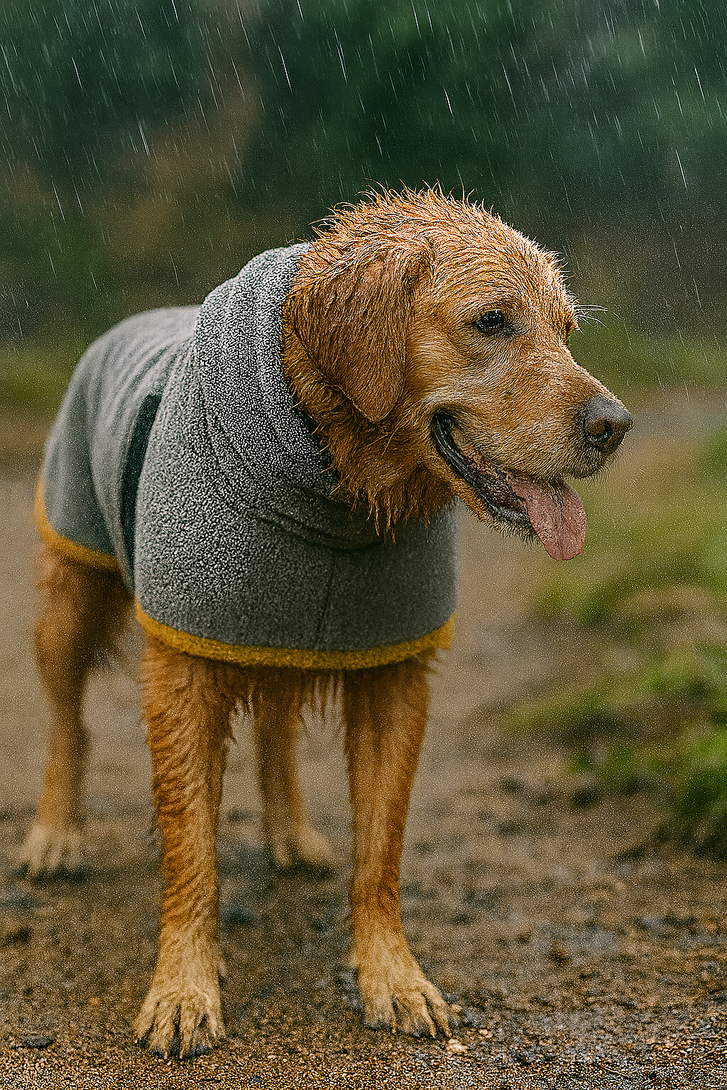 Schnelltrocknender Hundemantel