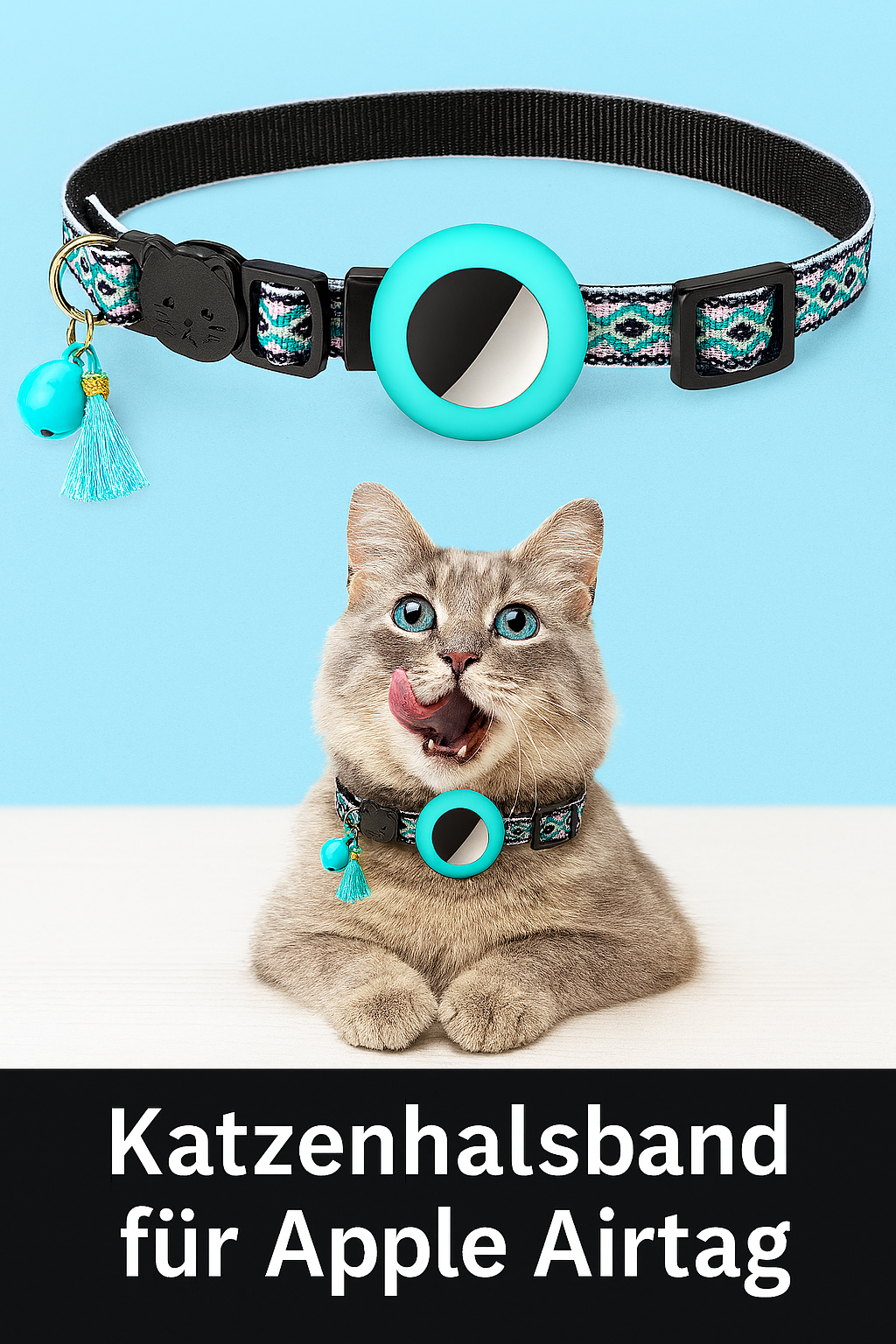 AirTag Halsband für Katzen