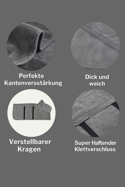 Schnelltrocknender Hundemantel