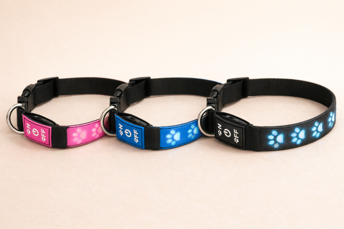 LED-Halsband für Hunde – Sichtbar & sicher | Herzpfoten