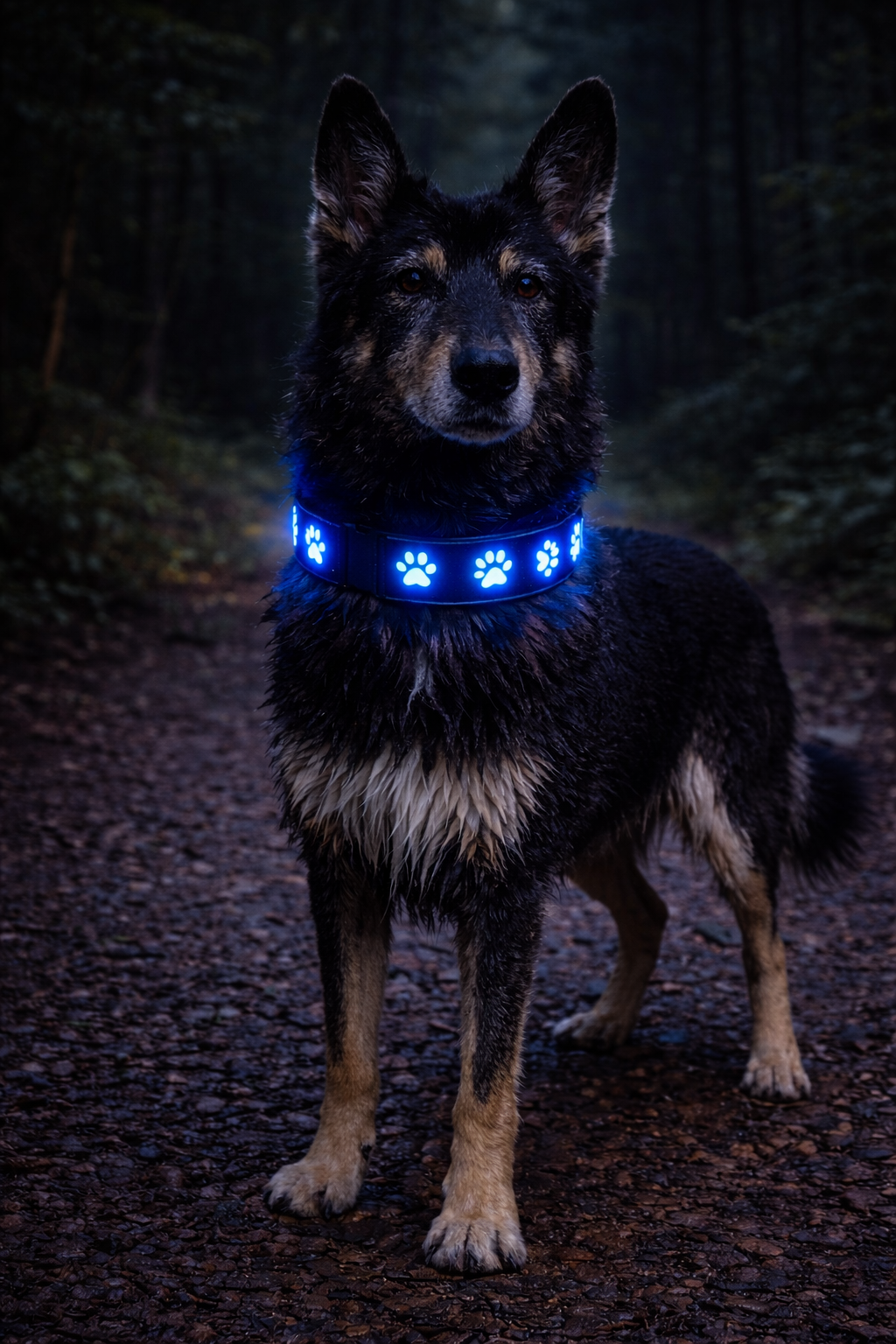 LED-Halsband für Hunde – Sichtbar & sicher | Herzpfoten
