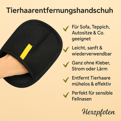 Handschuh für Tierhaarentfernung